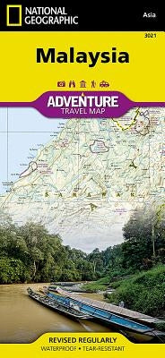 Malaysia Map by National Geographic Maps