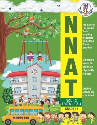 NNAT - Grade 1 - VOL - 2 - TESTS - 3 & 4 by Pothapragada, Raksha
