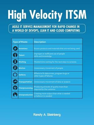 High Velocity ITSM: Agile IT Service Management For Rapid Change In A World Of DevOps, Lean IT and Cloud Computing by Steinberg, Randy A.