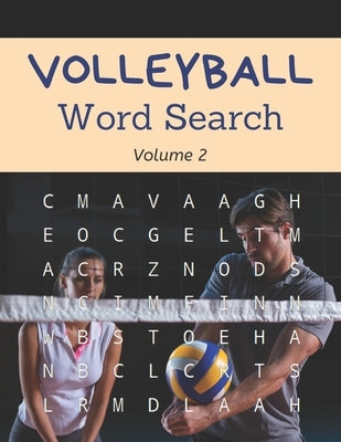 Volleyball Word Search (Volume 2): Trivia Puzzle Book for College Volleyball Fans and Players by Books, Spike Pass Block