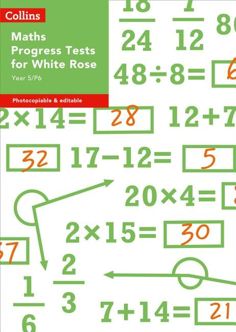 Collins Tests & Assessment - Year 5/P6 Maths Progress Tests for White Rose by Collins Uk
