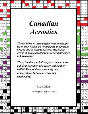 Canadian Acrostics by McKen, F. a.