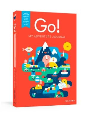 Go! (Red): A Kids' Interactive Travel Diary and Journal by Wee Society