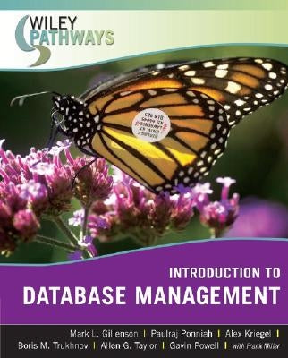 Wiley Pathways Introduction to Database Management by Gillenson, Mark L.