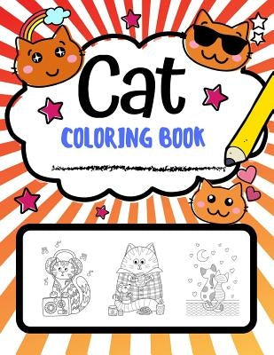 Cat Coloring Book: Super Cute Cat Coloring Pages, Perfect Cat Lover Gift by Studios, Coloring Pages