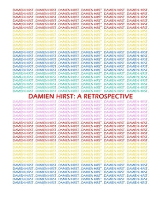 Damien Hirst: A Retrospective by James, Nicholas