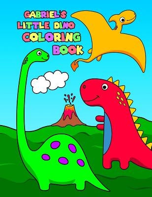 Gabriel's Little Dino Coloring Book: Dinosaur Coloring Book for Boys with 50 Super Silly Dinosaurs by Art, Black River