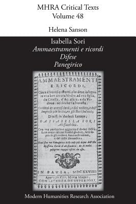 'Ammaestramenti e ricordi', by Isabella Sori by Sanson, Helena