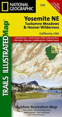 Yosemite Ne: Tuolumne Meadows and Hoover Wilderness Map by National Geographic Maps