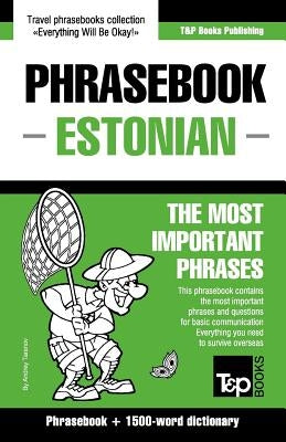 English-Estonian phrasebook & 1500-word dictionary by Taranov, Andrey