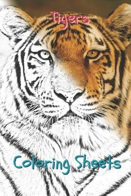 Tigers Coloring Sheets: 30 Tigers Drawings, Coloring Sheets Adults Relaxation, Coloring Book for Kids, for Girls, Volume 1 by Books, Coloring