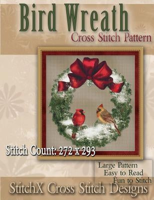 Bird Wreath Cross Stitch Pattern by Stitchx