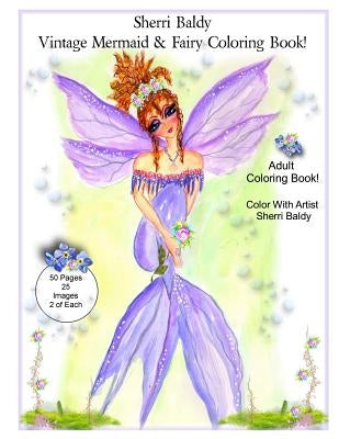 Sherri Baldy Vintage Mermaid and Fairy Coloring Book by Baldy, Sherri Ann