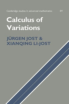 Calculus of Variations by Jost, Jürgen