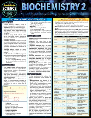 Biochemistry 2: Quickstudy Laminated Reference Guide by Barcharts Inc