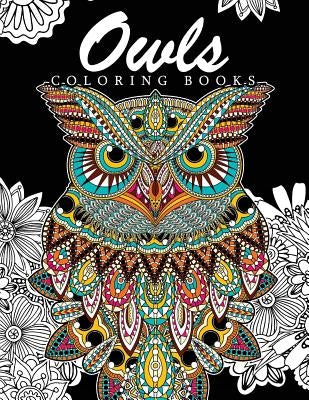 Owls Coloring Books: Jacqueline G. Minks by Owls Coloring Books