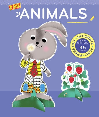 Make It Now!: Animals: Press Out and Play by Cosneau, Geraldine
