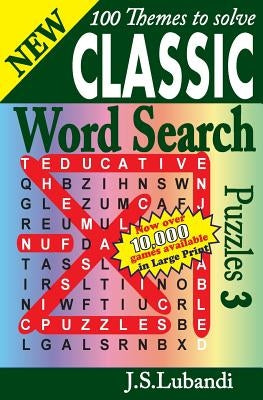 New Classic Word Search Puzzles 3 by Lubandi, J. S.