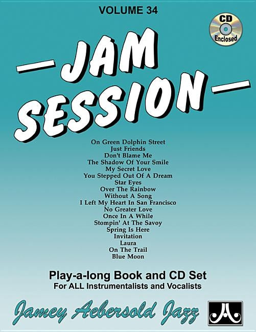 Jamey Aebersold Jazz -- Jam Session, Vol 34: Book & 2 CDs by Aebersold, Jamey