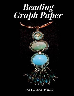 Beading Graph Paper - Brick and Grid Pattern: 8.5 x 11" Graph Paper for Beading Patterns / Beading Grid Paper / Seed Beading Graph Paper / Delica Bead by Publishing, Dk