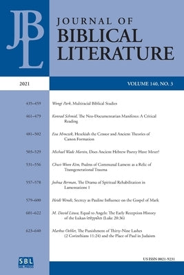Journal of Biblical Literature 140.3 (2021) by Brett, Mark G.