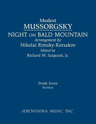 Night on Bald Mountain: Study score by Mussorgsky, Modest