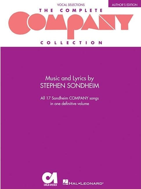 The Complete Company Collection: Author's Edition by Sondheim, Stephen