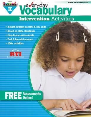 Everyday Vocabulary Intervention Activities for Grade K Teacher Resource by Glassman, Jackie