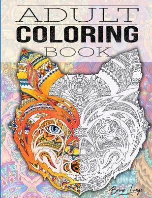 Adult Coloring Book: Stress Relieving Animal Designs by Lange, Brian
