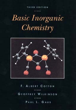 Basic Inorganic Chemistry by Cotton, F. Albert