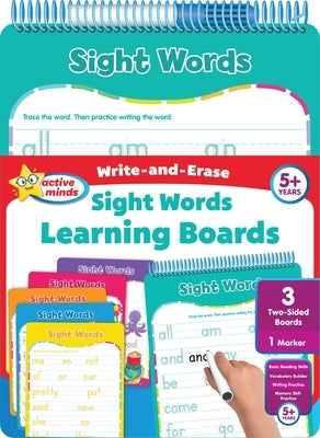 Active Minds Write-And-Erase Sight Words Learning Boards by Sequoia Children's Publishing
