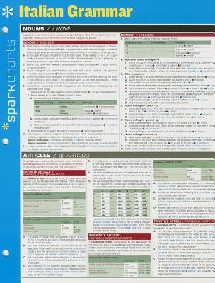 Italian Grammar Sparkcharts: Volume 31 by Sparknotes