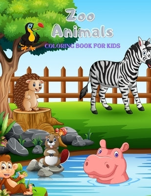 Zoo Animals - Coloring Book: 100 Coloring Pages For Kids Ages 4-8 by Abbott, Fiona