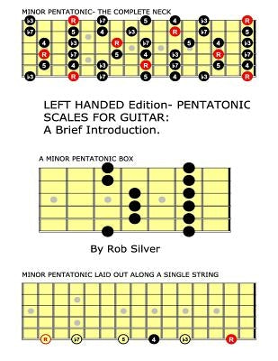 LEFT HANDED Edition- Pentatonic Scales for Guitar: A Brief Introduction by Silver, Rob