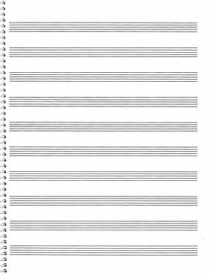 74. Spiral Book: 10-Stave: Passantino Manuscript Paper by Hal Leonard Corp
