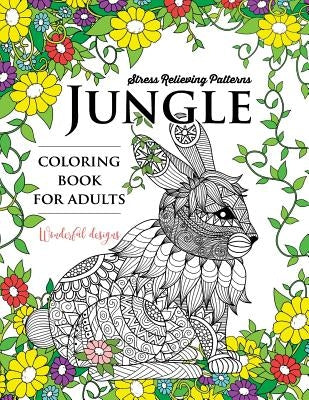 Jungle coloring book: An Animals Adult coloring Book by Adult Coloring Book