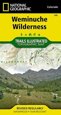 Weminuche Wilderness Map by National Geographic Maps