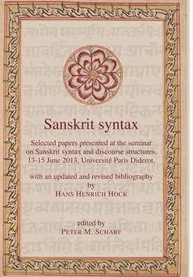 Sanskrit syntax by Scharf, Peter