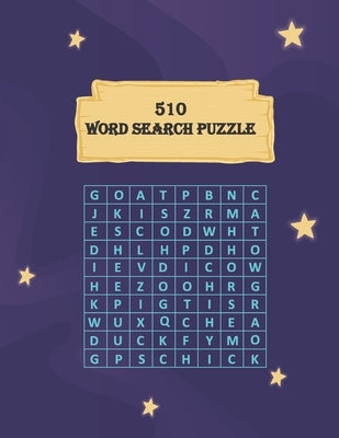 510 word search puzzle: Word Search Puzzle Activity Book with Solution for Adults, seniors and For All Puzzle Fans ( challenging brain ) by Book Activity, Word Search