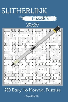 Slitherlink Puzzles - 200 Easy to Normal Puzzles 20x20 vol.29 by Smith, David