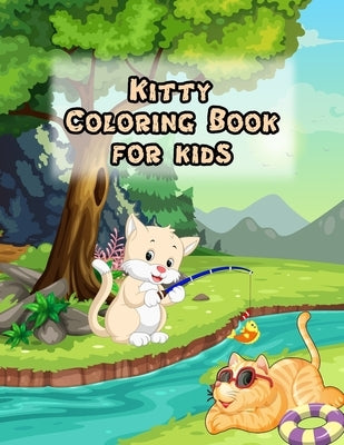 Kitty Coloring Book: Funny Kitty Coloring Book for Kids and Adults by Corner, Activity