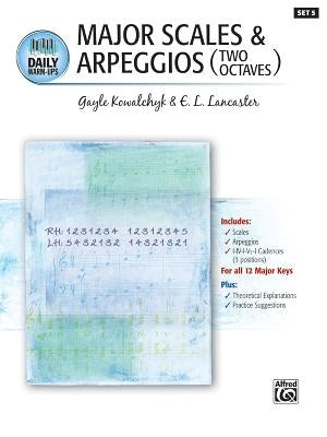 Daily Warm-Ups, Bk 5: Major Scales & Arpeggios (Two Octaves) by Kowalchyk, Gayle