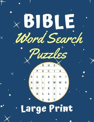 Bible Word Search Puzzles Large print: Puzzle game for adults and kids (8,5" x 11") by Edition, Medaida