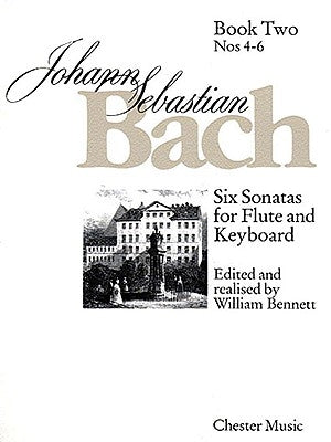 6 Sonatas for Flute and Keyboard - Book Two Nos. 4-6 by Bach, Johann Sebastian