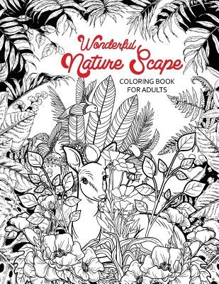 Wonderful Nature Scape coloring book: City, Beach, Island and more ! by Tiny Cactus Publishing