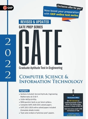 GATE 2022 Computer Science and Information Technology - Guide by G K Publications (P) Ltd