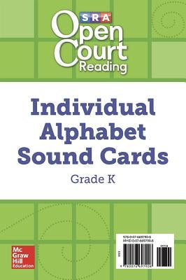 Open Court Reading Grade K Individual Alphabet Sound Cards by McGraw Hill