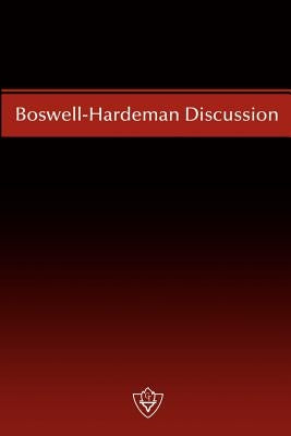 Boswell-Hardeman Discussion by Hardeman, N. B.