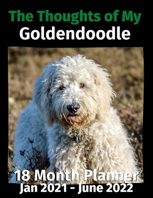 The Thoughts of My Goldendoodle: 18 Month Planner Jan 2021-June 2022 by Journals, Brightview