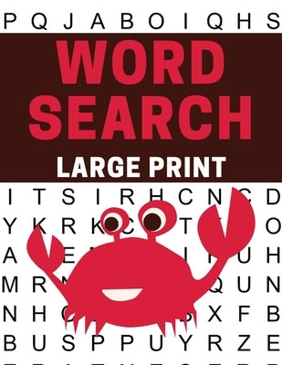 Large Print Word Search: Large Print Adult Word Search Books by Journals, Getelan